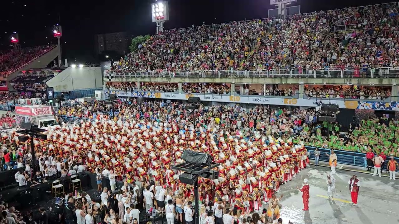 Bateria da Unidos de Padre Miguel 2025 - Apresentação no 4° Módulo de Jurados (Setor 10)