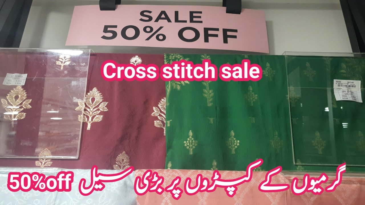 Cross stitch sale on summer collection 2023 /Flat 50 off cross stitch