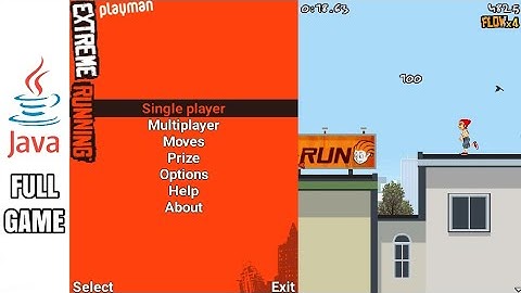PLAYMAN EXTREME RUNNING - Java Game (Full Gameplay No Commentary)