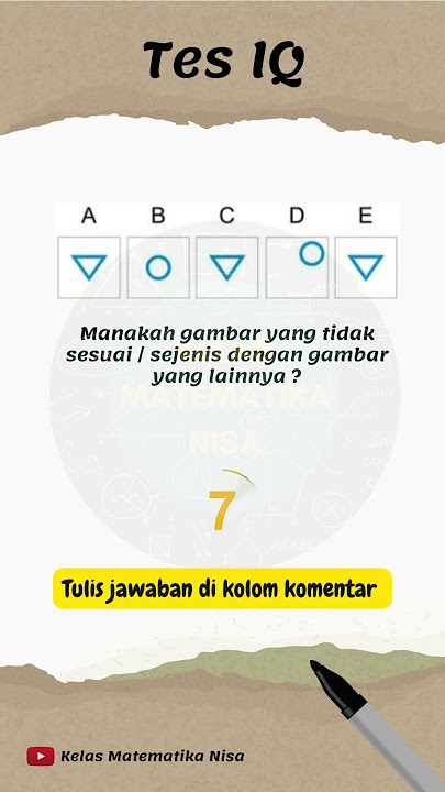 Latihan ngerjain soal tes IQ yuk ! Asah otak biar IQ makin tinggi ! #shorts #iqtest