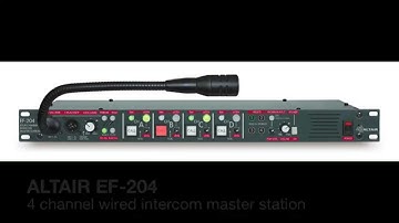 ALTAIR EF-204 Four Channel Master Station