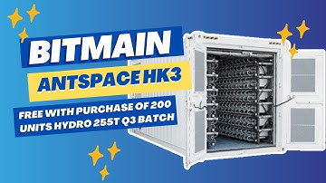 Bitmain Antspace HK3 Liquid Cooling Container