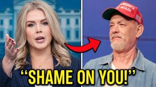 Karoline Leavitt Destroys Tom Hanks After Shocking MAGA Skit Performance