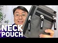 Protect your valuables with a Zero Grid Neck Wallet Travel Pouch
