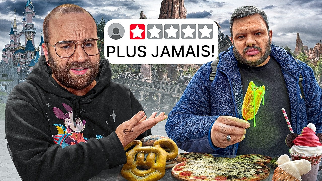 On teste la FOOD la plus insolite de DISNEYLAND PARIS, c'est horrible (ft JO URBEX)
