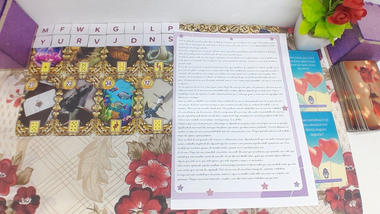 💌carta‼️canalização dele dela para você 🫢👀💥