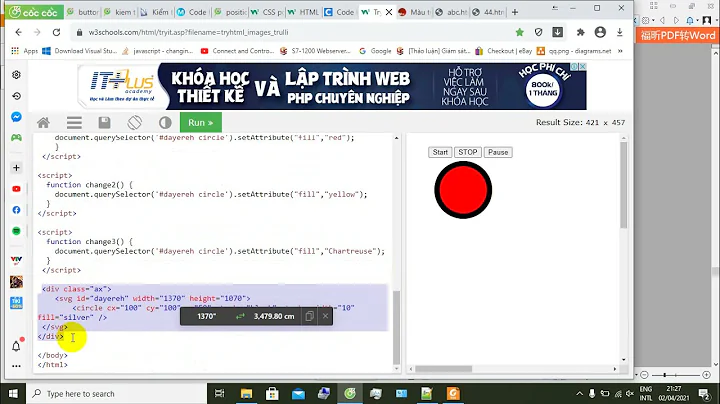 Change SVG Color by Button in HTML