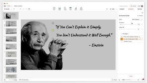 How to animate your text using Zoho Show
