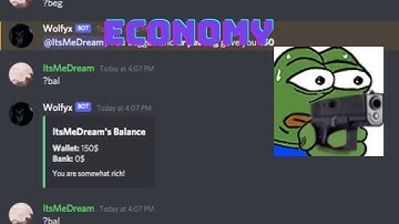 How to make an ECONOMY bot like DANK MEMER