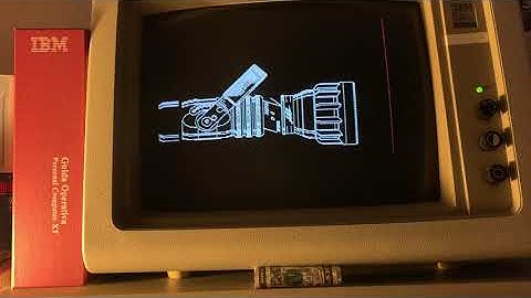 Windows 11? No, Windows 1.0 on IBM 5160 (Year 1986)