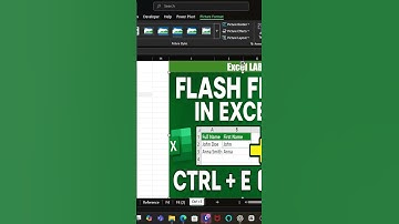 Flash Fill in Excel – Magic Shortcut You Need! 🔥#FlashFill #ExcelShortcuts #ExcelTips #CtrlE