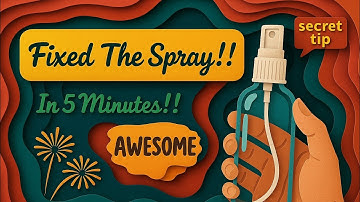 How I Repaired My Sanitizer Spray Bottle & Fixed it Twice !!  #SprayBottle | #Nozzle | #Pump #Fix