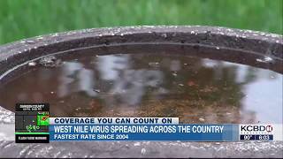 West Nile virus spreading at fastest rate since 2004