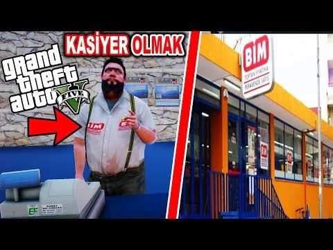 YENİ AÇILAN BİM'DE KASİYER OLARAK İŞE BAŞLADIM! - GTA 5 BİM MODU