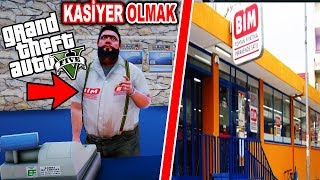 Yeni̇ Açilan Bi̇mde Kasi̇yer Olarak İşe Başladim - Gta 5 Bi̇m Modu
