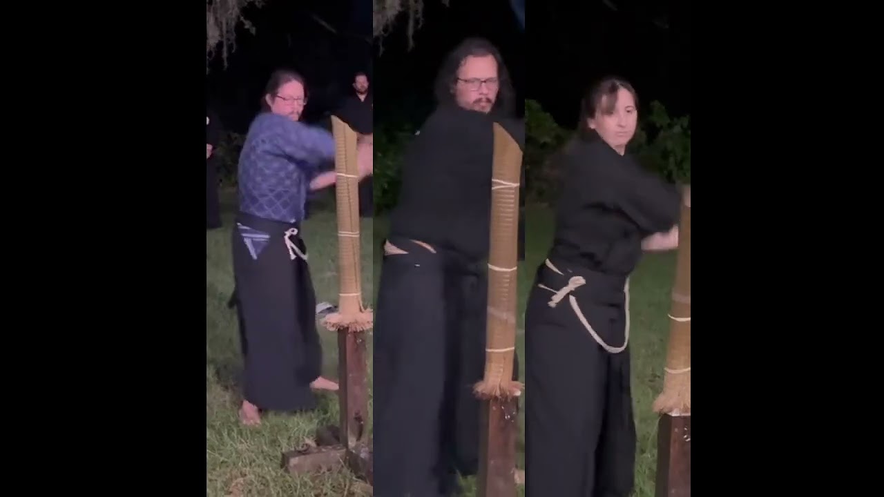 makuri cut. tameshigeri. #floridabudokan