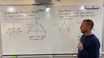 Perpendicular and Angle Bisectors