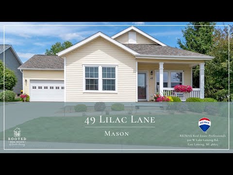 49 Lilac Ln, Mason, MI home video tour