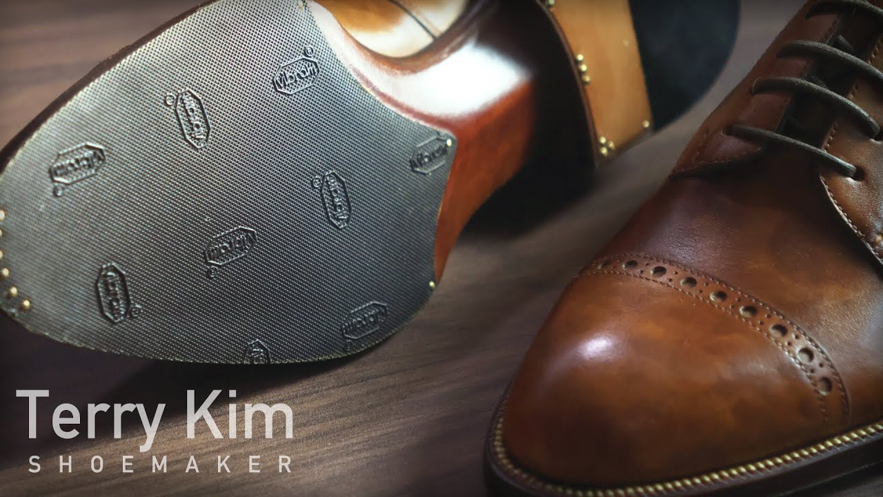 Bespoke Hand-Dyed Leather Derby Shoes (Full Process, No Music, 105 Mins)