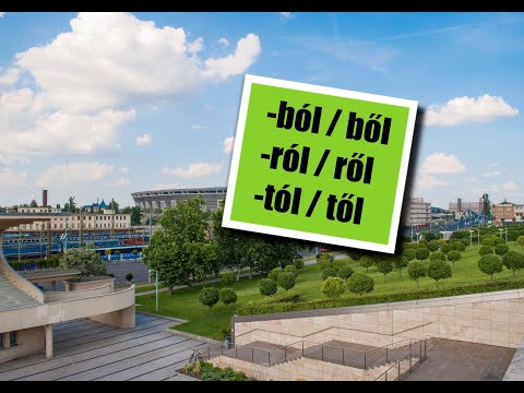 Венгерский язык. Падежи -BÓL/BŐL, -RÓL/RŐL, -TÓL/TŐL