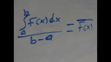 Average of Function using Integration: Intuition and Proof of Formula