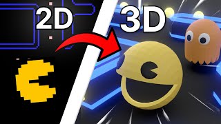I Remade PacMan but it's 3D screenshot 1