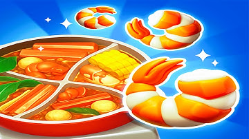🦐 Hot Pot Go 🦀 GAMEPLAY Levels 1-6 (Android, iOS)