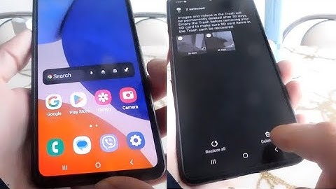 How to empty trash on samsung a13