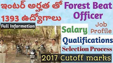 TSPSC FBO Notification-2022||Complete Information