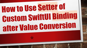 How to Use Setter of Custom SwiftUI Binding after Value Conversion