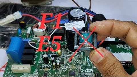F1 error E5 error  DC inverter AC Orient PEL F1 E5 error solve #136