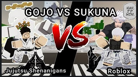 GOJO VS SUKUNA / Roblox - Jujutsu Shenanigans / ESPECIAL 5K / AMV: Judas - Lady Gaga.