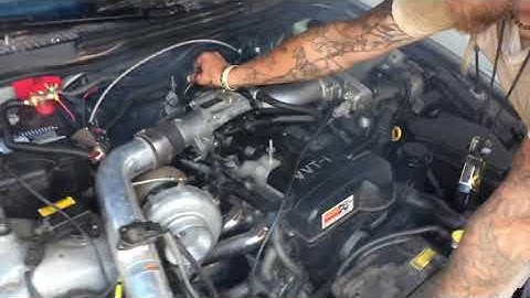 Turbo is300 first rev no Downpipe!