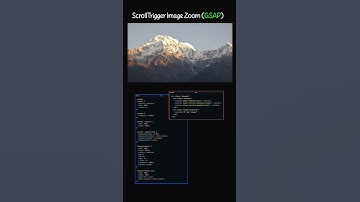 Scroll Trigger Image Zoom (GSAP) #html #css #scroll #tigger #image #zoom #gsap #gsapanimation