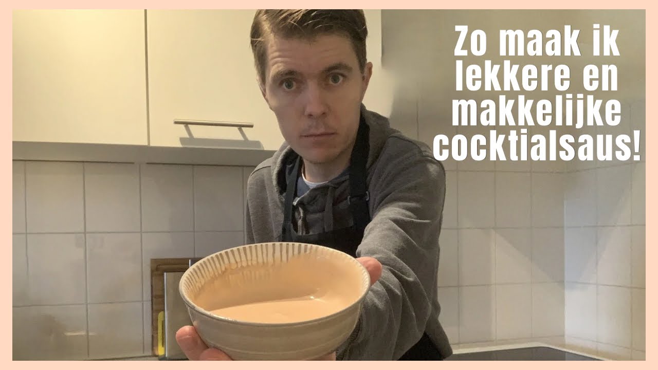 Zo maak je lekkere en makkelijke cocktailsaus!