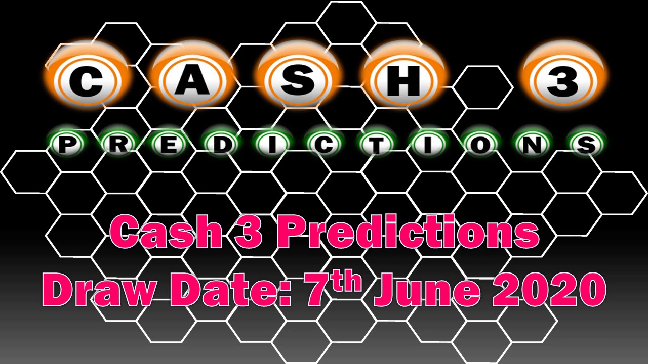 Cash 3 Predictions For Today Lotto Logix - Cash 3 Predictions - 7th June 2020 - YouTube