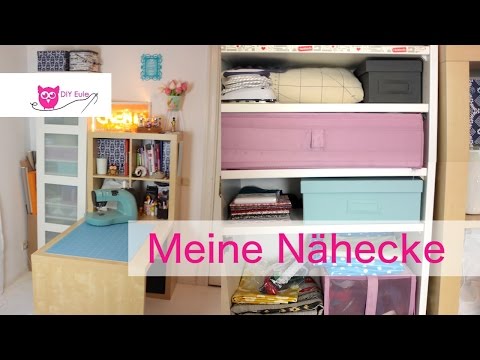 Meine Nähecke / Roomtour Teil 2 - DIY Eule