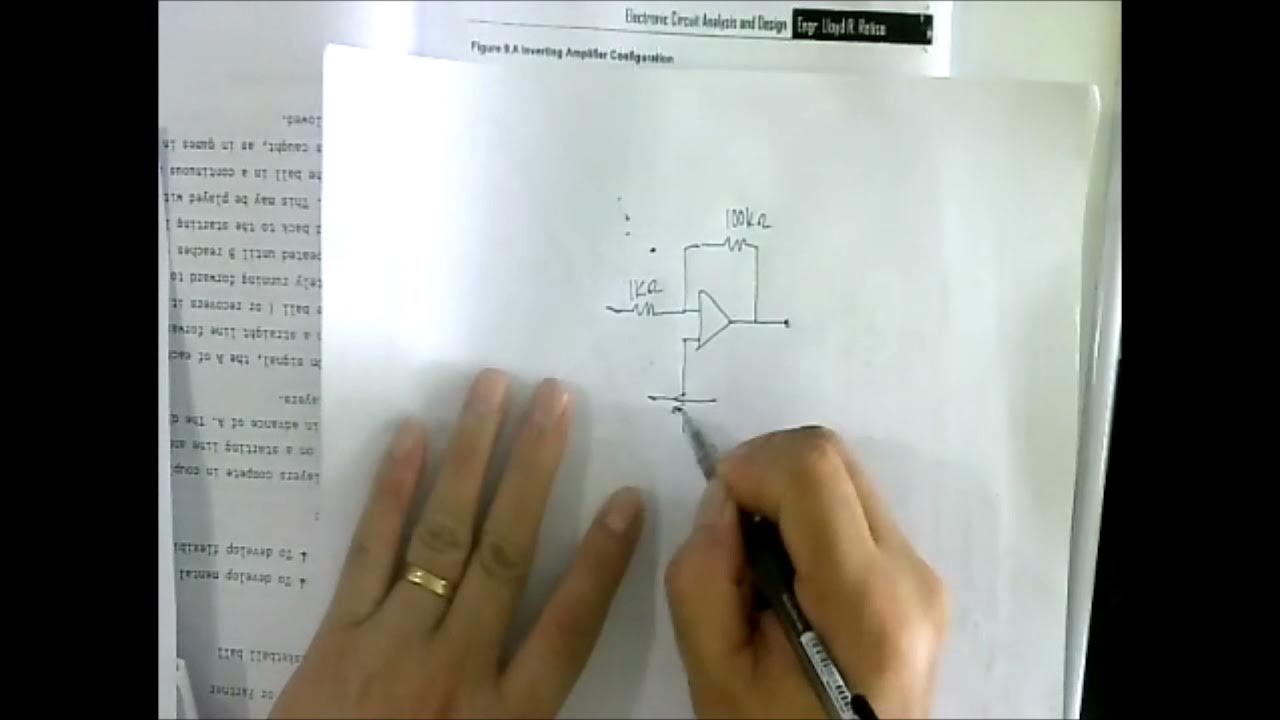 OP AMPS INVERTING AMPLIFIER TAGALOG VERSION YouTube