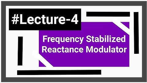 Frequency Stabilized Reactance Modulator (AFC)