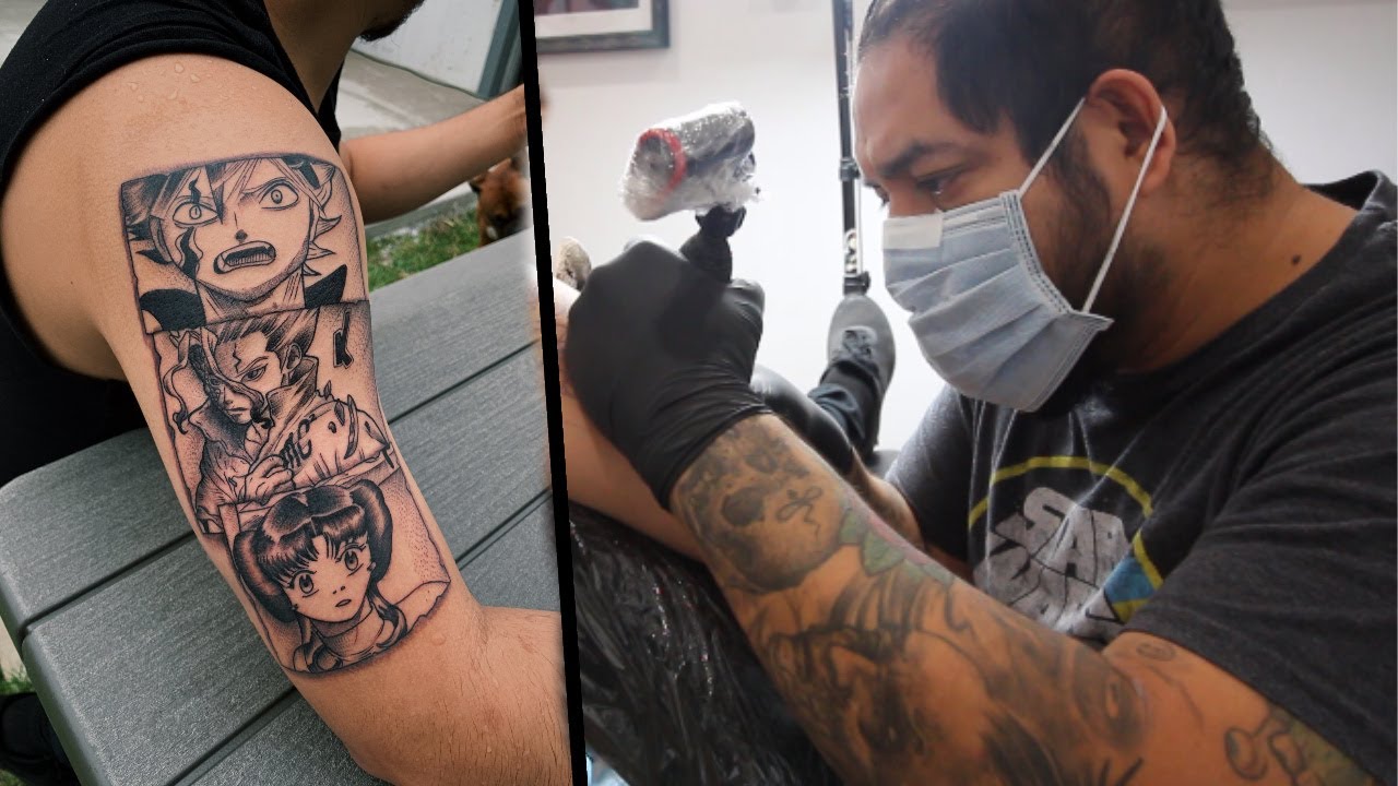 First Anime Tattoo Ever アニメタトゥー Youtube