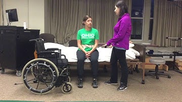 Skill 24 Assisted Stand Pivot Transfers To Level Surfaces Bed To Chair And Return