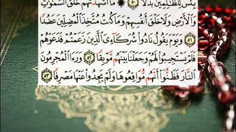 سورة الكهف للقاريء الشيخ : محمد بن سالم الزهراني 1433هـ