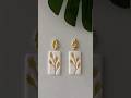 Polymer clay earrings #polymerclayearrings #clayearings #shorts