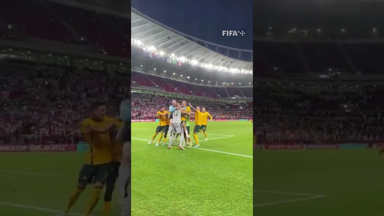 The moment Australia qualified for the World Cup! 🇦🇺 | 
