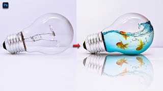 Sea in Bulb Photoshop Manipulation ✅ | Graphics Life