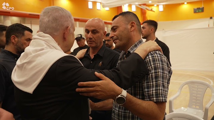ראש הממשלה בנימין נתניהו במקום האסון במג'דל שמס