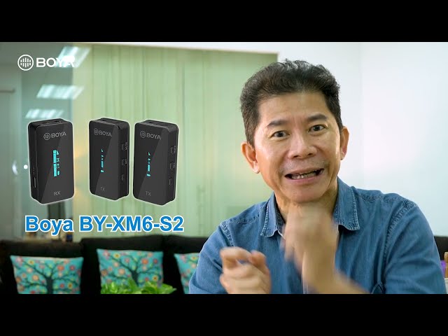 BOYA BY-XM6-S2 || How to use a wireless microphone to get better sound