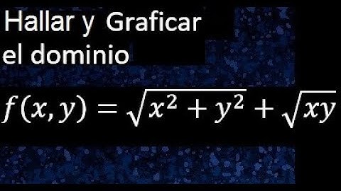 Gráfico y dominio de una función real de variable vectorial