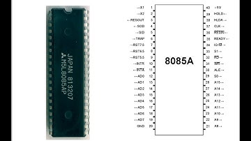 8085 Microprocessor pins and signals
