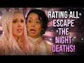 RATING ALL ESCAPE THE NIGHT DEATHS! - Escape The Night